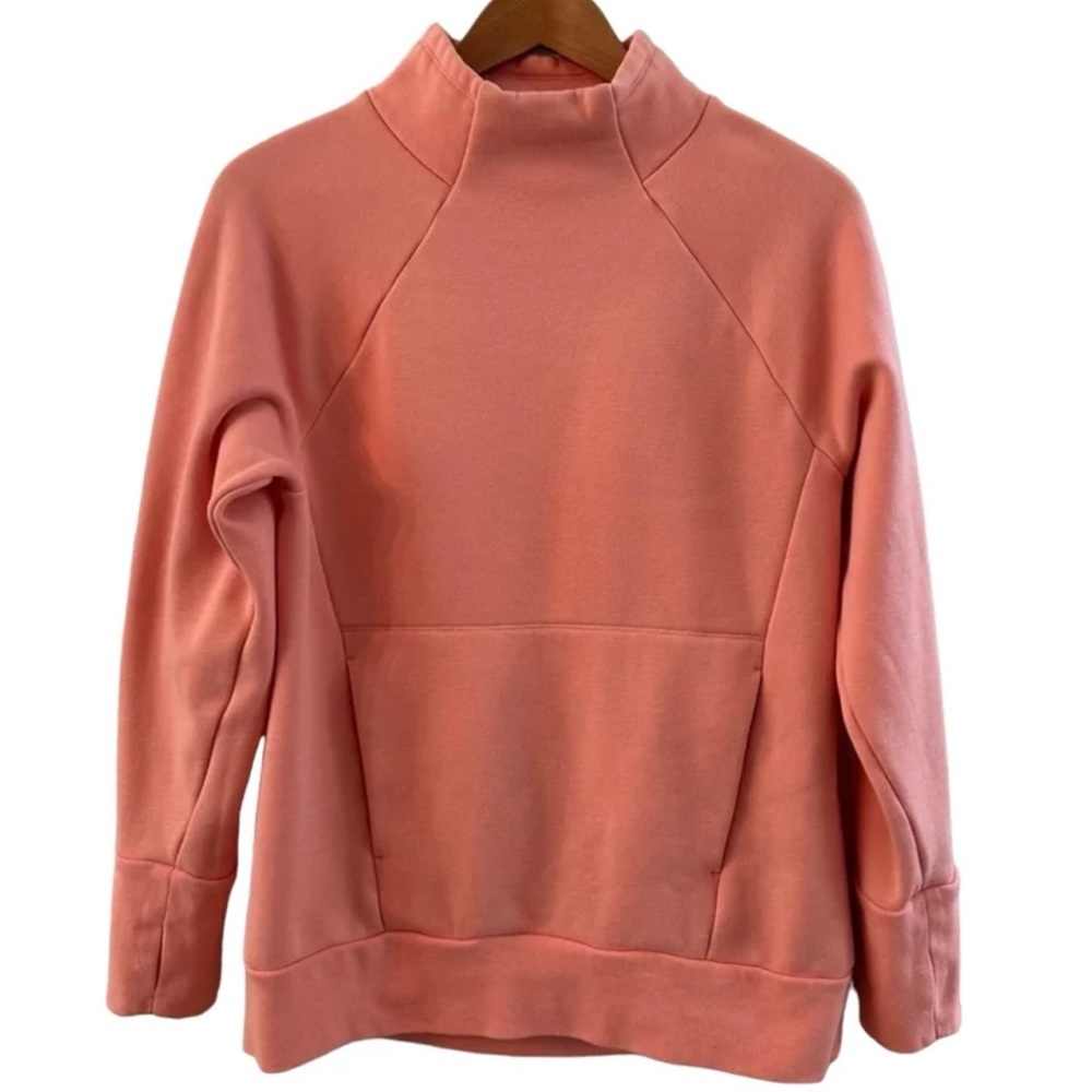 Fabletics Peach Zaylee Funnel Neck Long Sleeve Tunic size Small - Picture 2 of 12